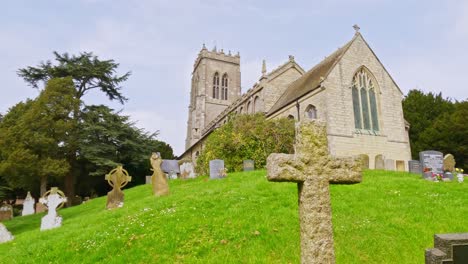 video clip of the parish church in the historical market town of burgh le marsh on the edge of the lincolnshire wolds