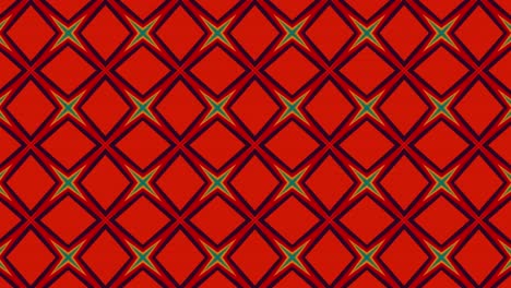 patrón geométrico duro abstracto sin costuras en colores rojo y marrón