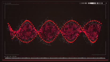 digitally generated dna structure