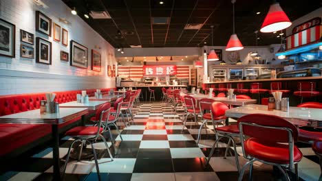 retro diner interior