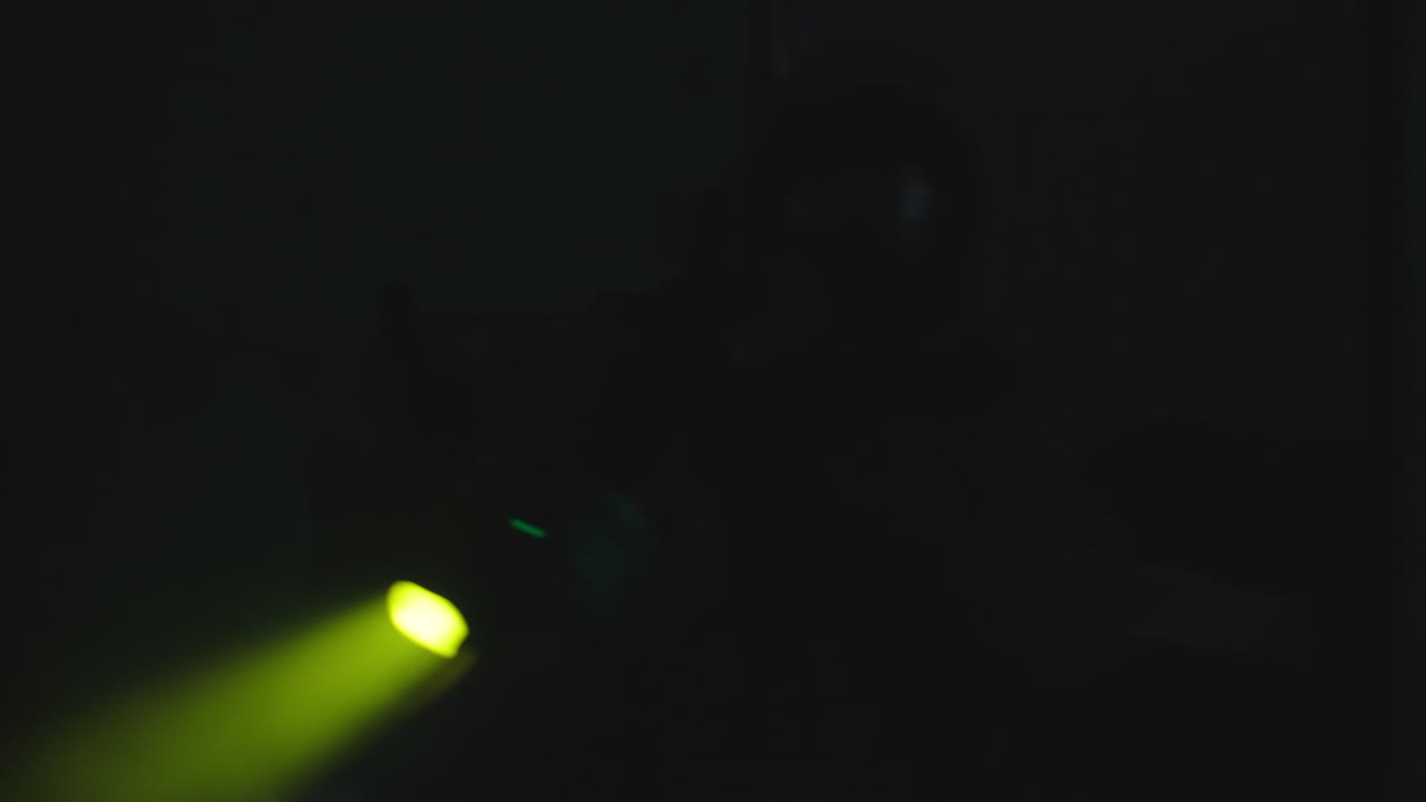 A wounded soldier in the abandoned military complex