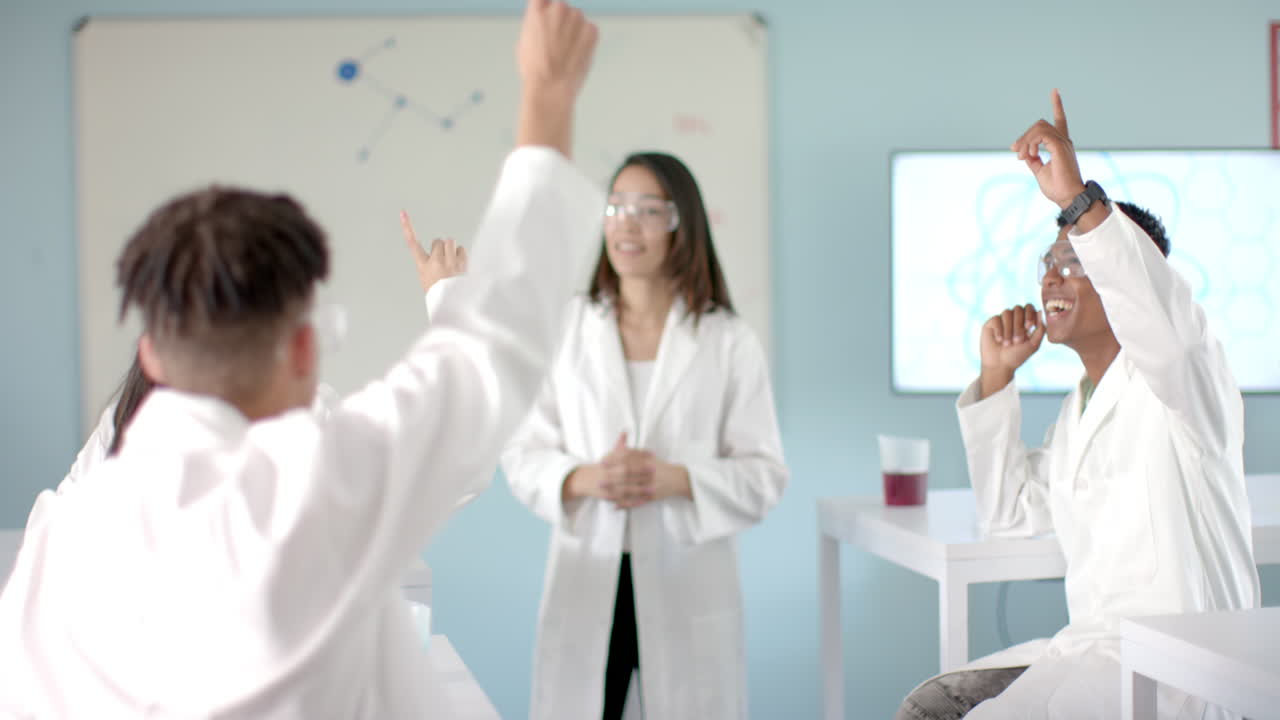 Students engage in a classroom activity