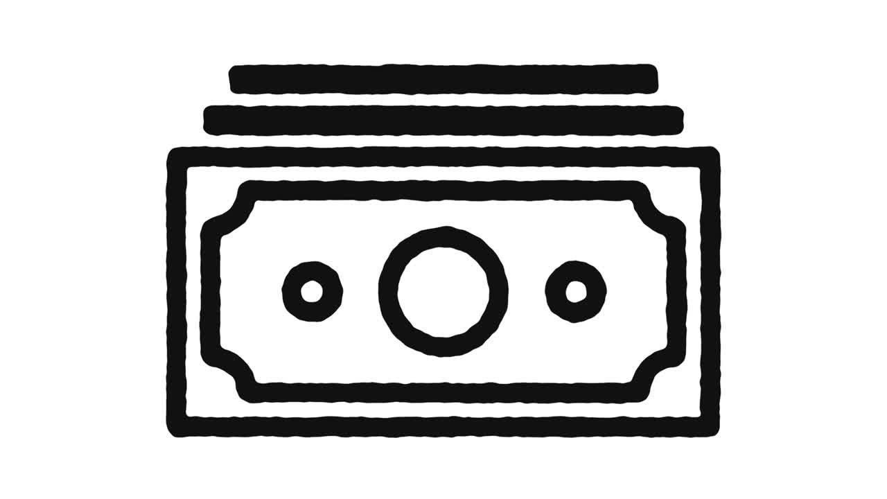Capital Icon Animation Footage & Alpha Channel