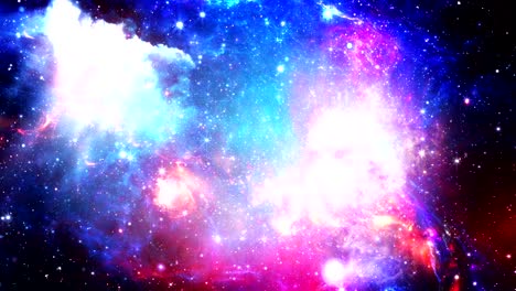 volando a través de nebulosas estelares y polvo cósmico, cúmulos de gas cósmico y constelaciones en el espacio profundo. elementos de este video proporcionados por la nasa