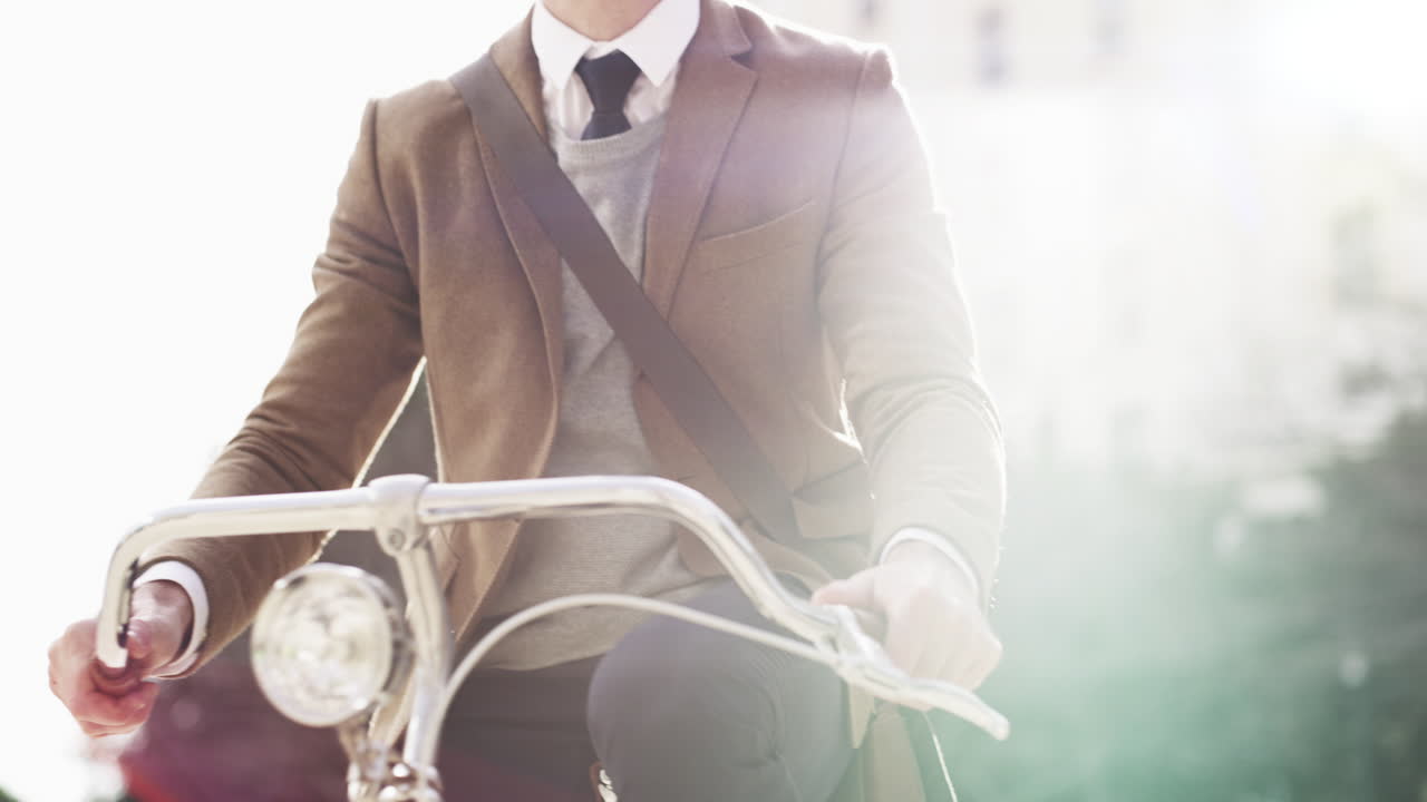 행복한 사업가, 도시와 자전거