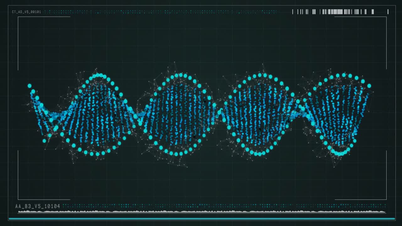 Digitally generated dna structure