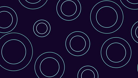 mesmerizing blue and white circular pattern on dark background