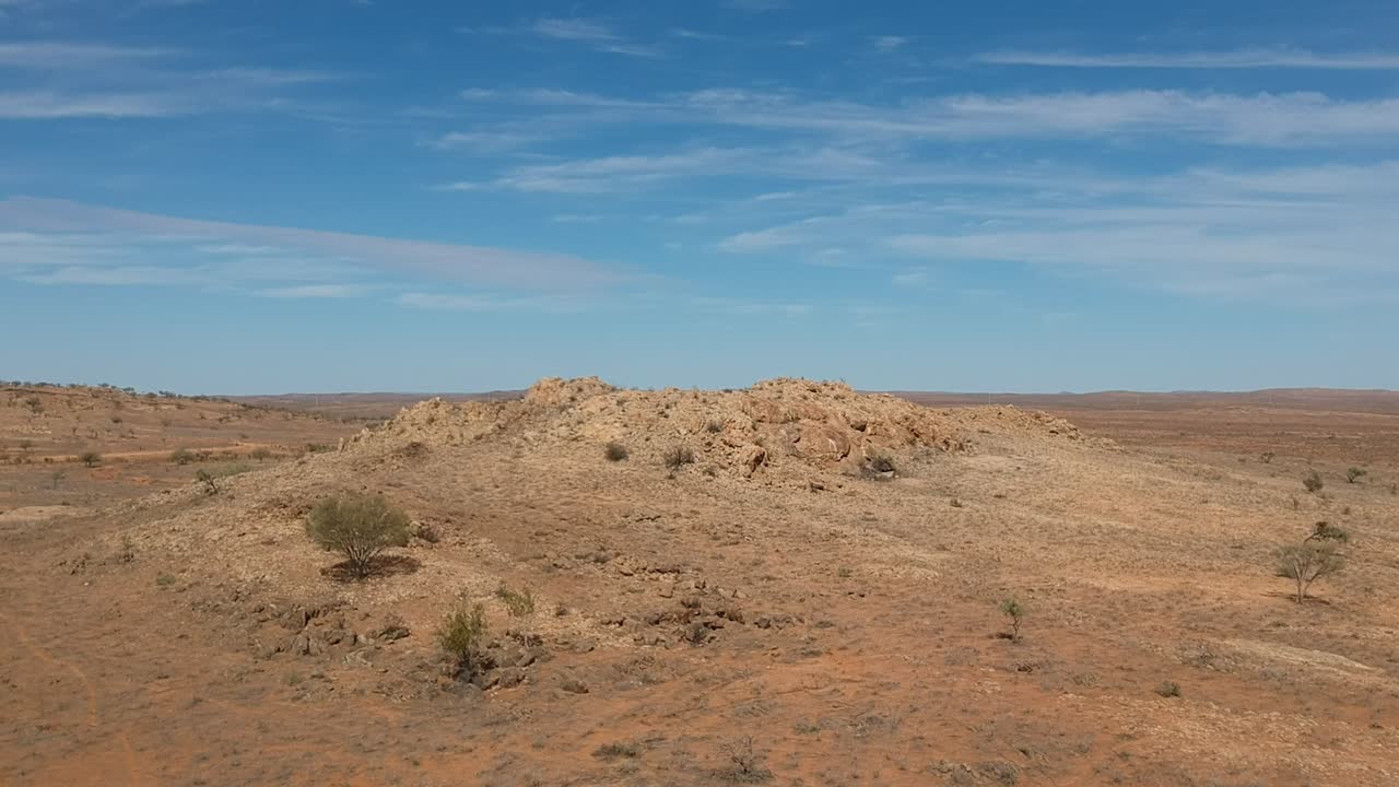 paisaje árido del interior de australia