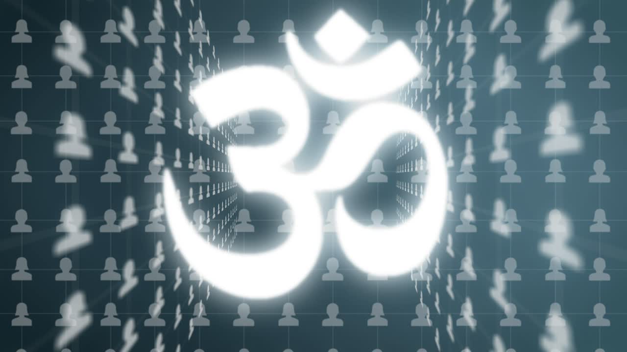 moderna red social hindú comunicación sistema de castas, compartiendo ideas en el templo de puja