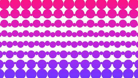 animación con patrón de puntos polca. círculo geométrico moderno. animación en bucle.