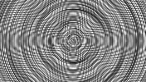 4k abstract comic cartoon radial displacement map black and white loop animation. 2d rotation circle background