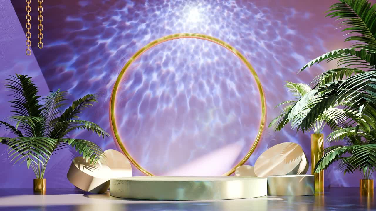 전자 상거래 할인 스킨 케어 미용 스파 리조트 개념 및 보석 금과 은 3d 렌더링 애니메이션 온라인 쇼핑 카트