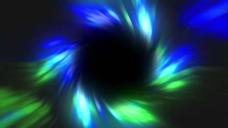 el agujero de curvatura de color material de bucle animación gráficos de movimiento