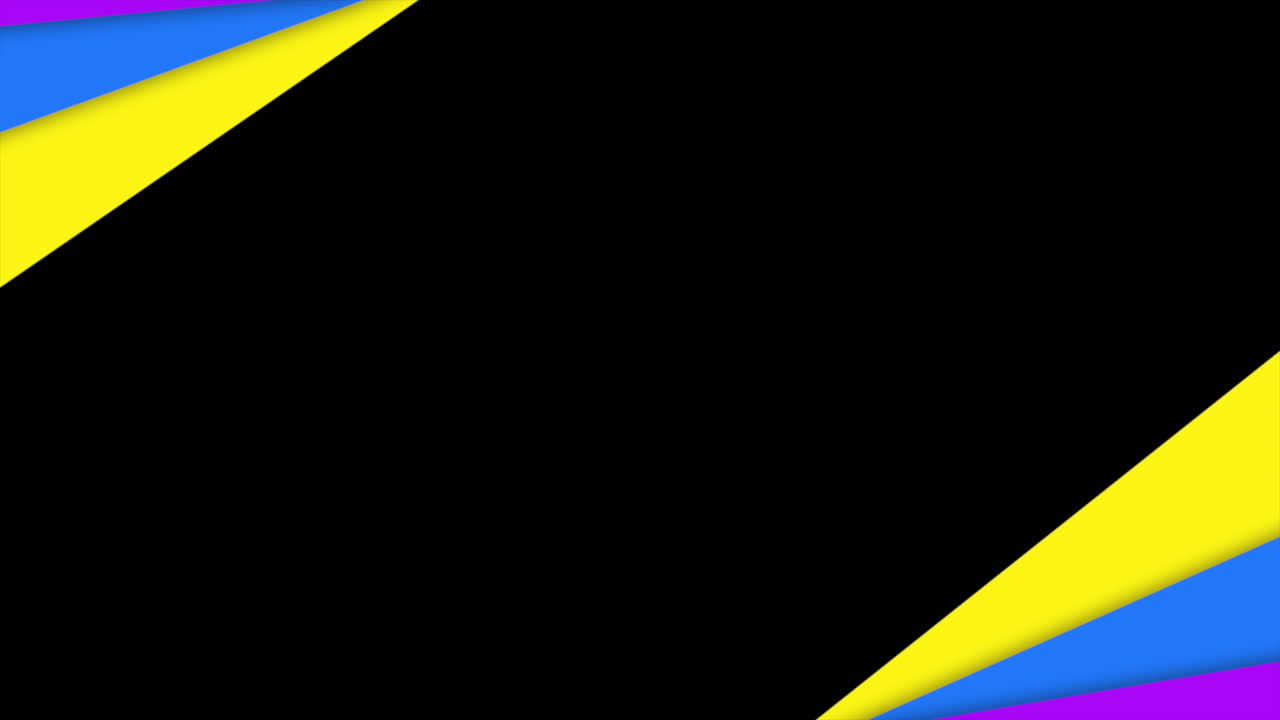 formas geométricas coloridas en gradiente negro