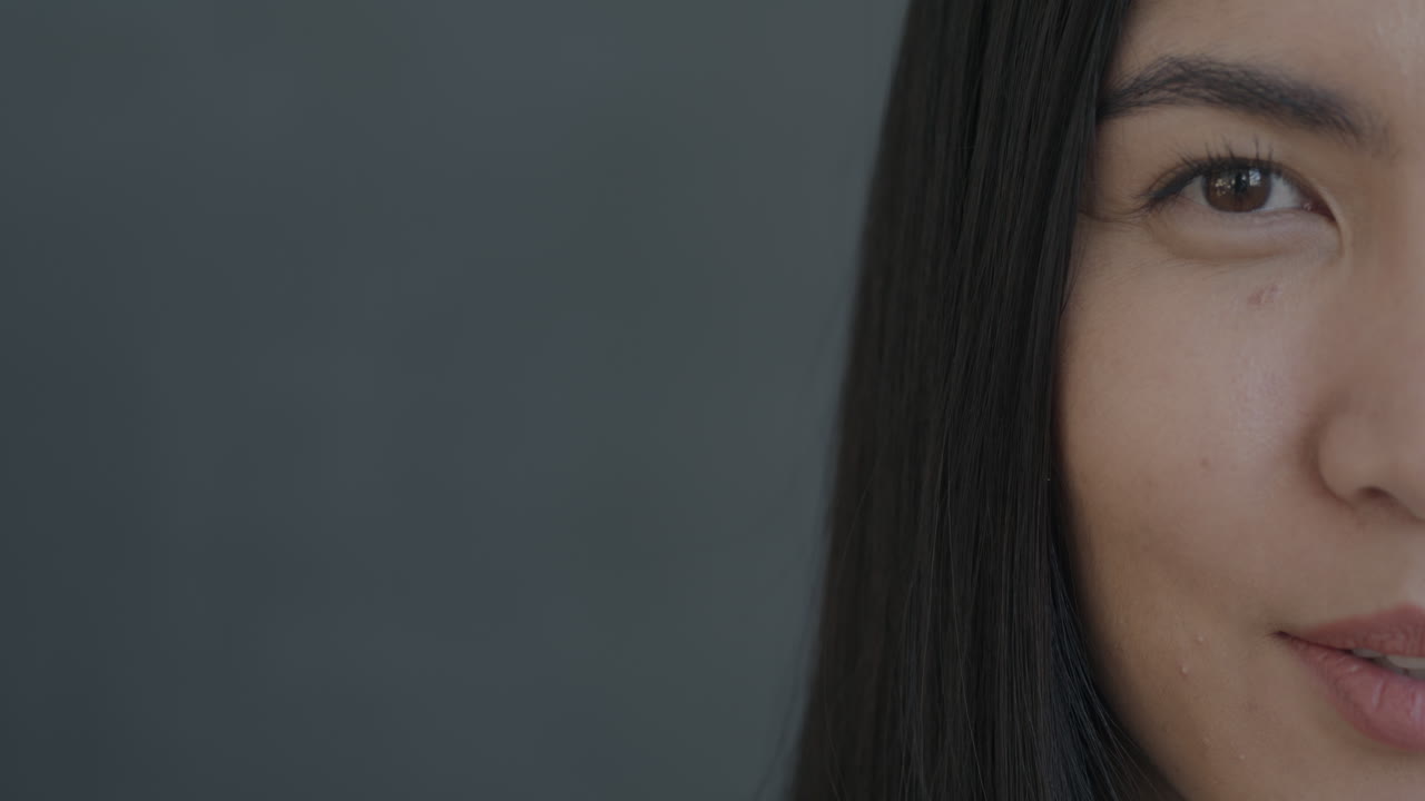 Close-up of a smiling woman