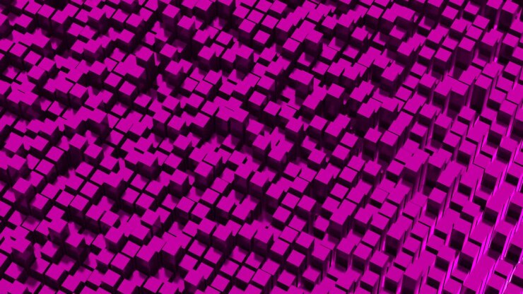 4K Abstract Looped Cubic Background