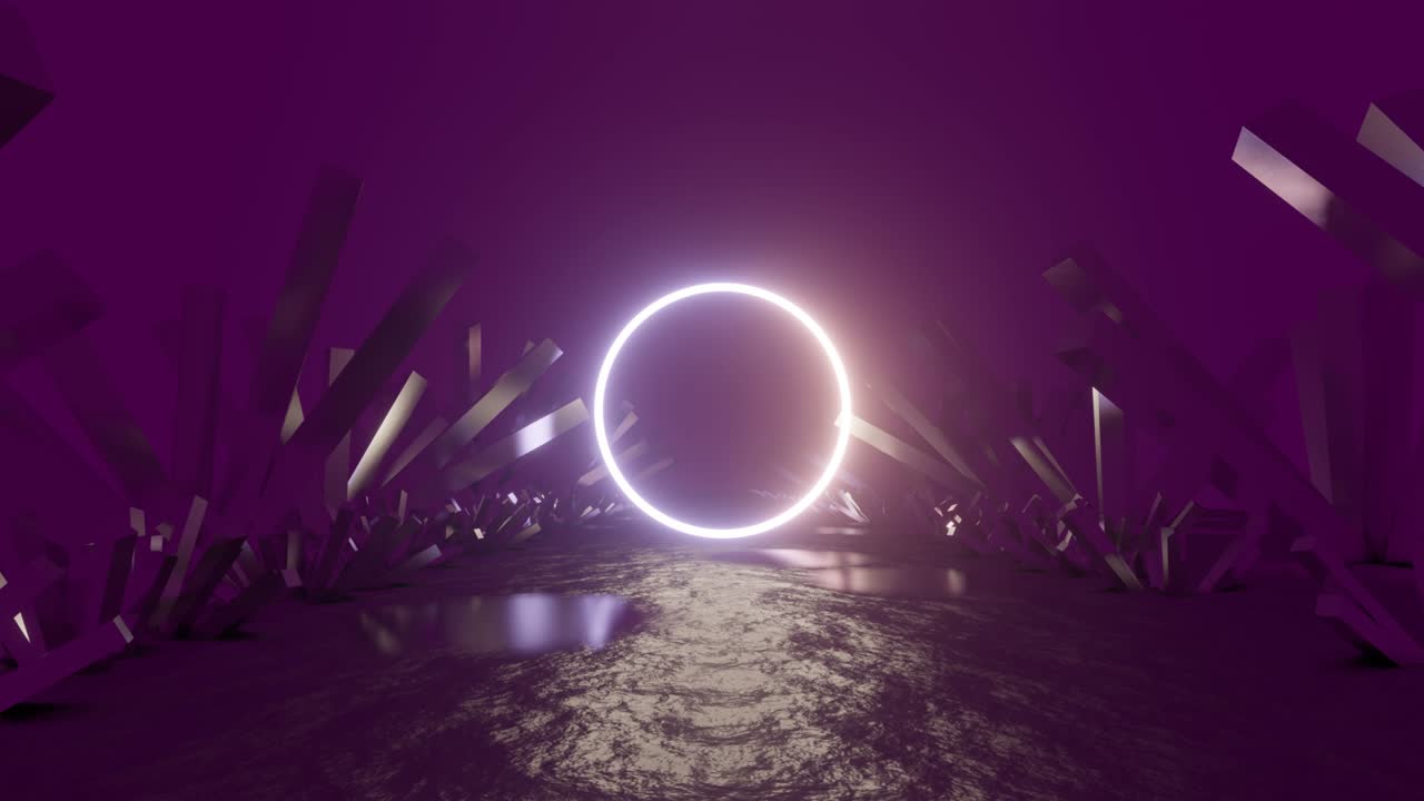 imágenes de video de neón abstractas.