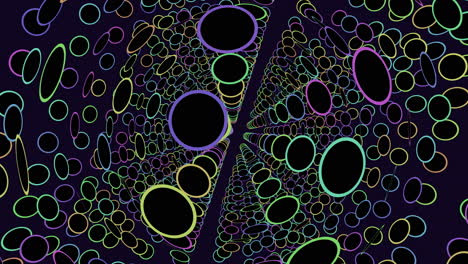 un impresionante laberinto en espiral círculos coloridos dentro de círculos intrincados
