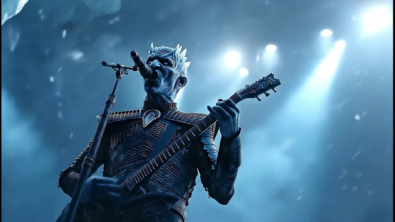 Night King Performs as a Rock Star