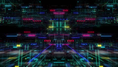 conexión global de bucle sin fisuras servicio de computación en la nube de negocios, visualización de grandes datos.