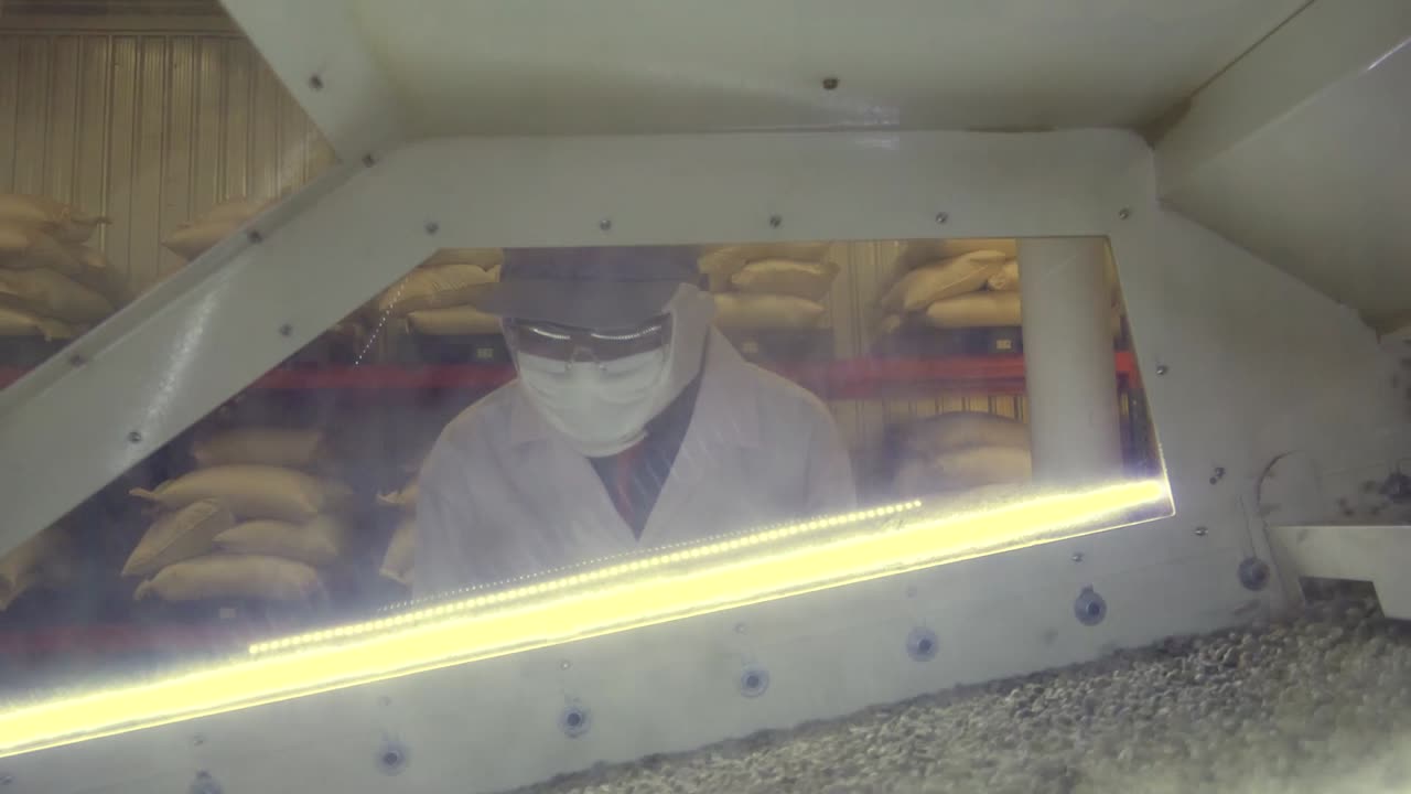 кофейная фабрикаизготовление кофейного зерна29.97fps