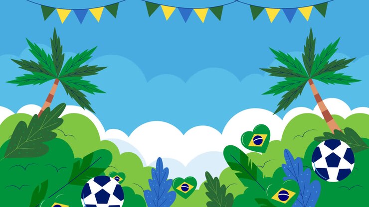 An animation of Flat 7 de setembro background