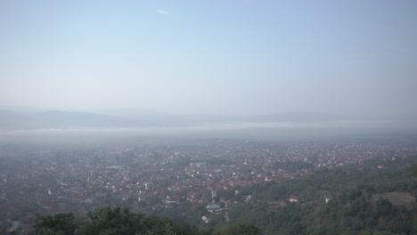 City-panorama-of-at-morning