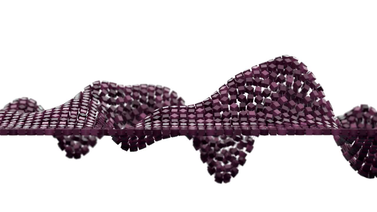 la malla de moléculas de la red 4k.