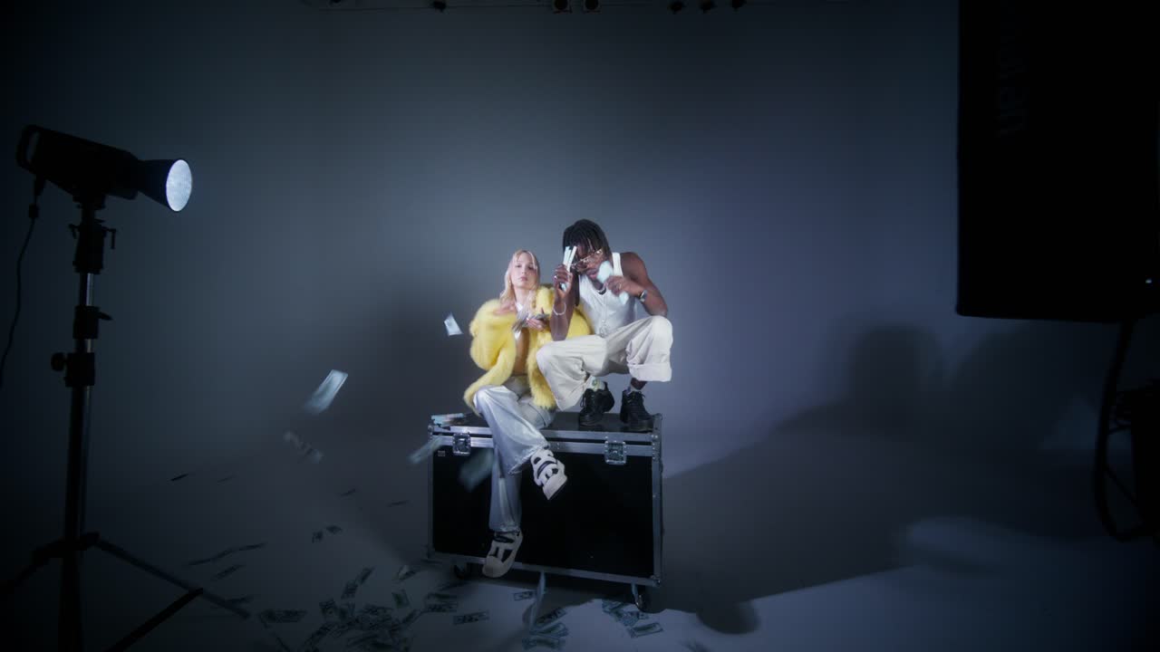 la sesión de fotos de la gente rica