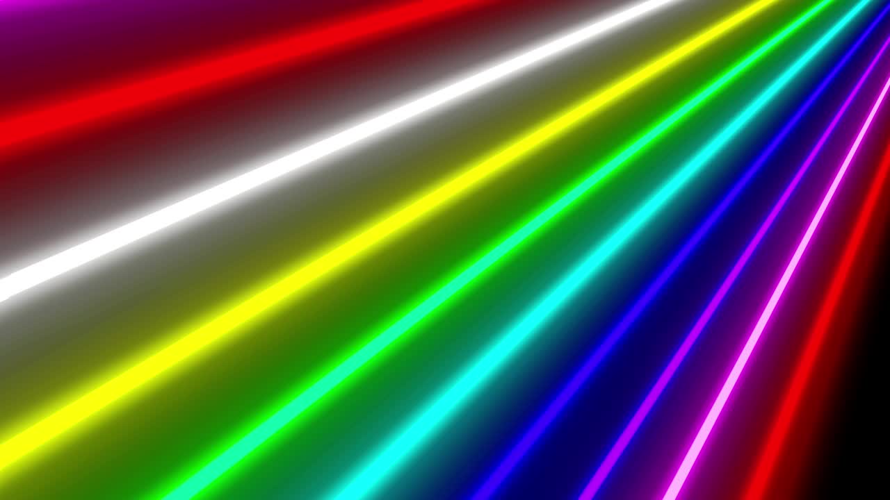 Neon line illumination animation motion graphics