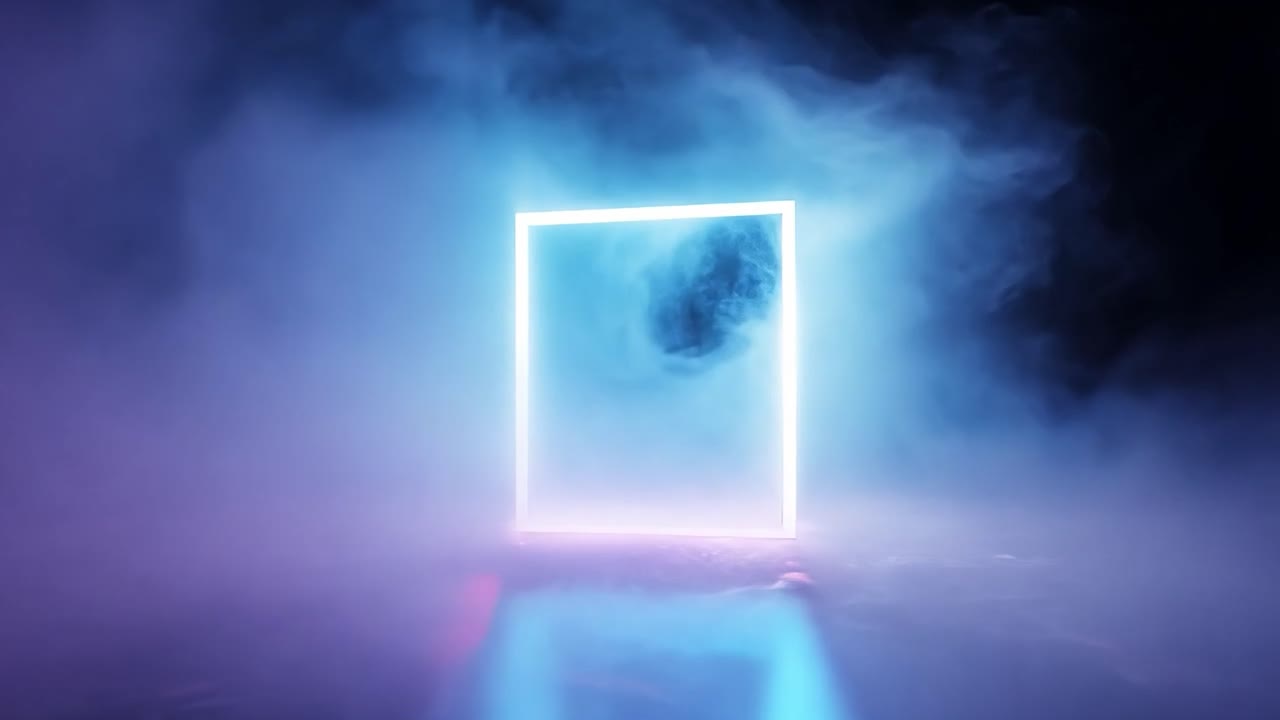 ネオンの光 抽象的な背景