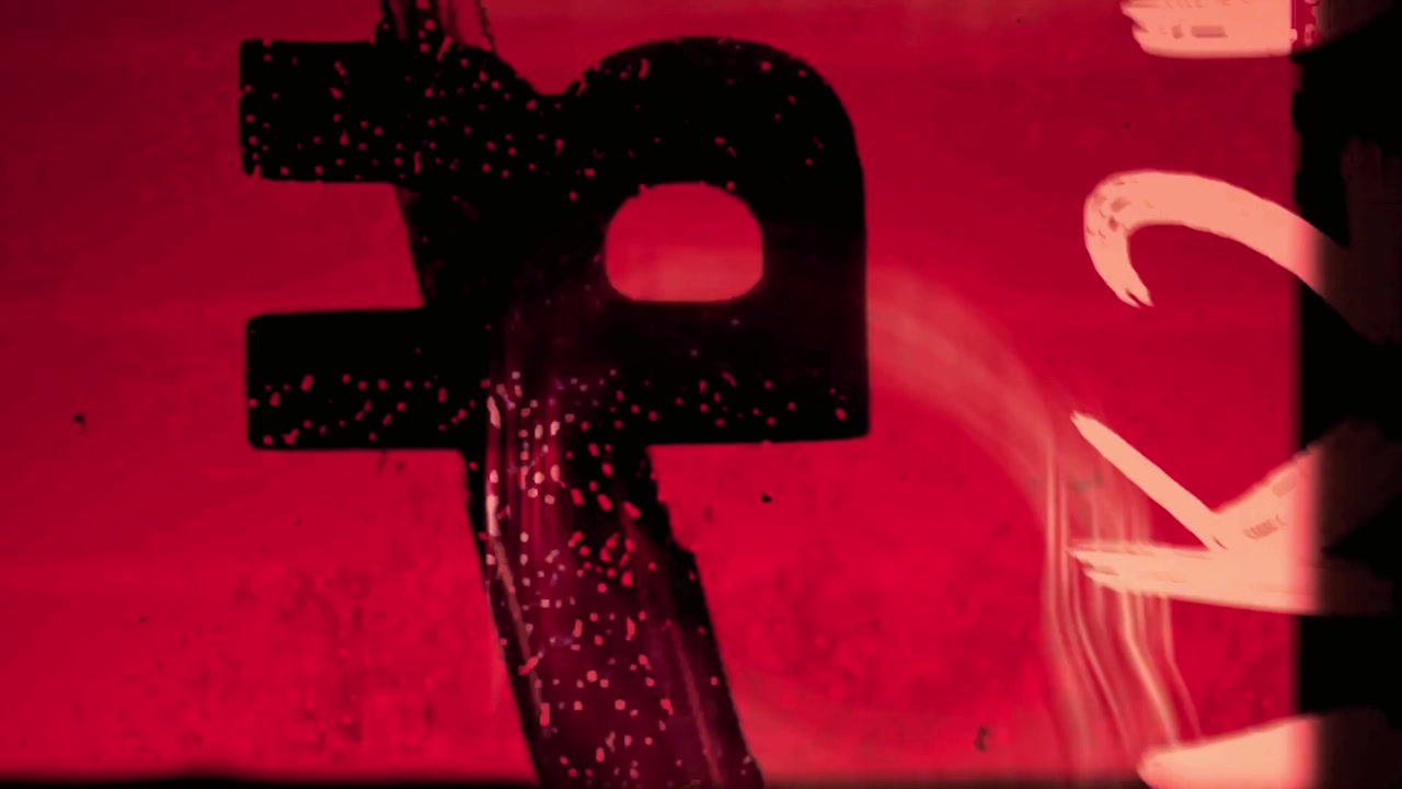 Abstract Red Light Streaks and Motion Graphics Overlay
