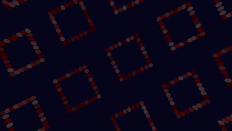 symmetrical pattern of green squares on a dark background. the grid-like arrangement features various shades of green forming a mirror-image design on each side