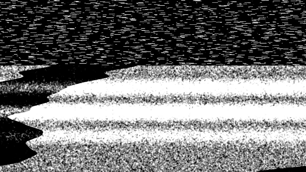 Flickering Analog TV Static with Glitch Distortion