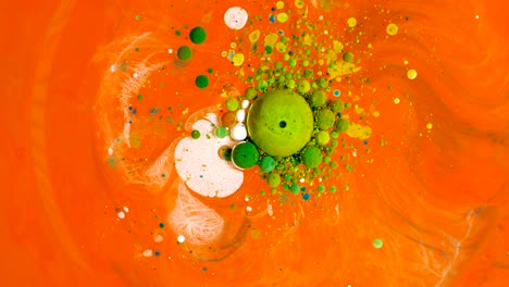 colors in motion, liquid effect, soap bubbles