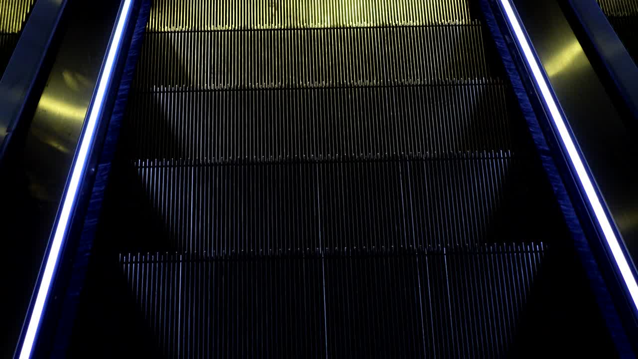 Movement on the escalator.