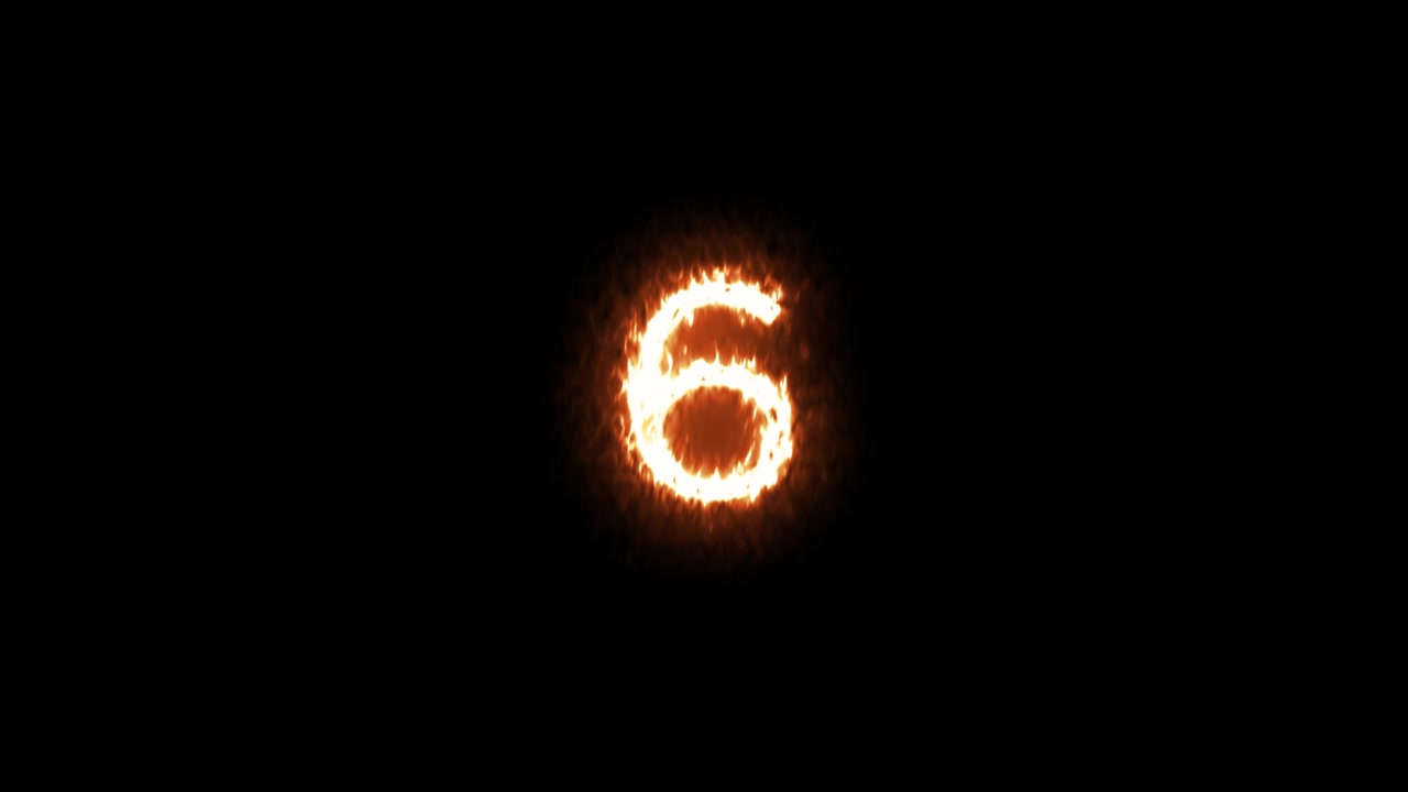 Conto alla rovescia dei primi dieci, dal numero 10 all'1