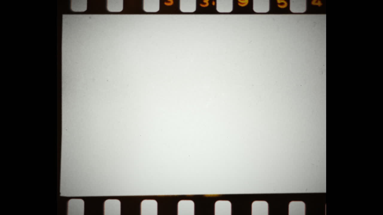 marco de película en blanco