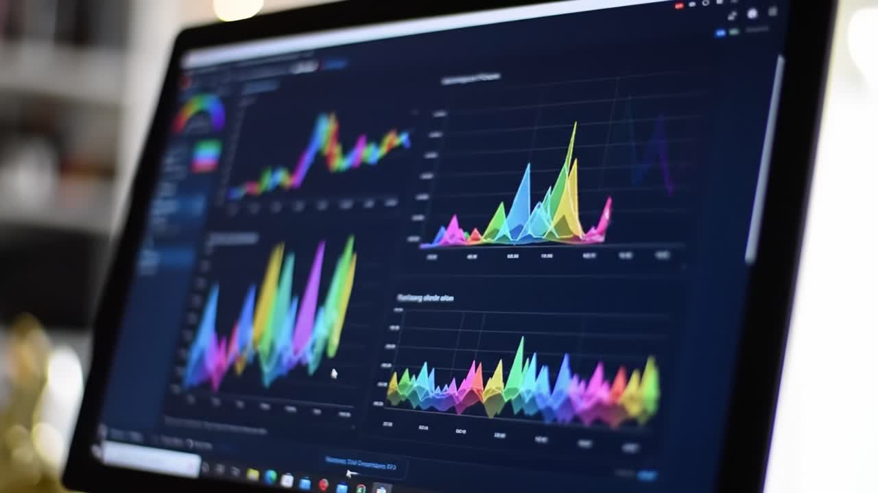 Dynamic Visualization of Multicolored Data Trends: An Analytical Overview of Graphical Representations of Time Series with Color-Coded Variations