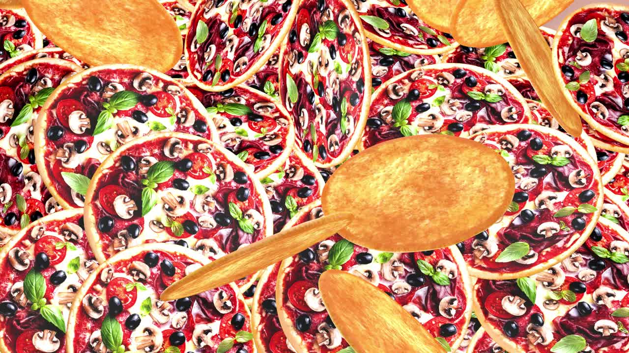 끝없는 피자 운동, 광고 배경.