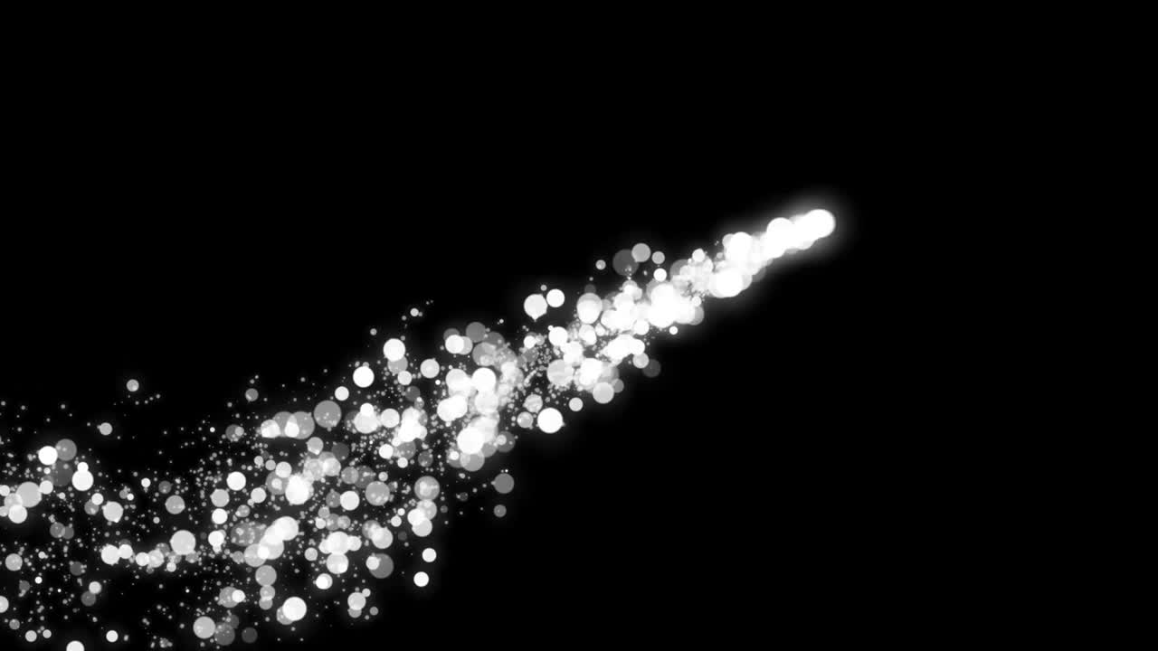 금빛 효과: 밝은 반이는 입자의 비행 (bokeh)