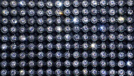 el brillo de los diamantes brillantes.