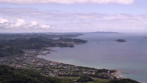 Boso-Peninsula-And-Coastal-Mountains-In-Chiba-Prefecture,-Japan-AT-daytime