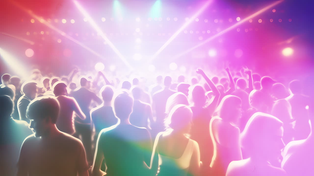 AI Cyberpunk city skyline with DJ tunrtables