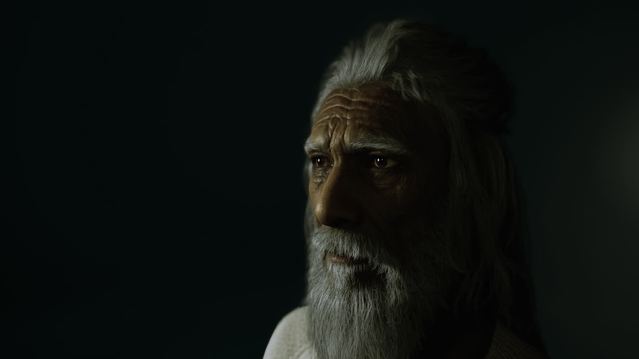 수염 을 가진 노인 의 초상화