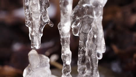 bloque de hielo al aire libre