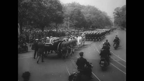 the death and funeral of us president franklin roosevelt in 1945 3