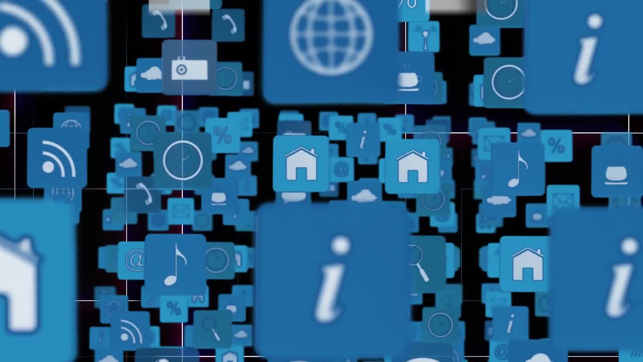 iconos y símbolos de internet con flechas que se mueven hacia arriba