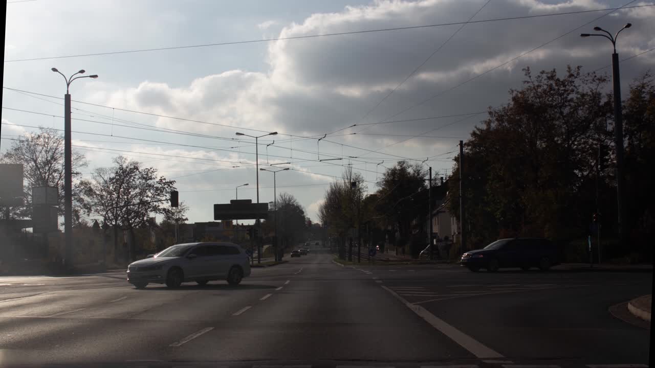 timelapse 드라이브 독일 농촌 지역 마을