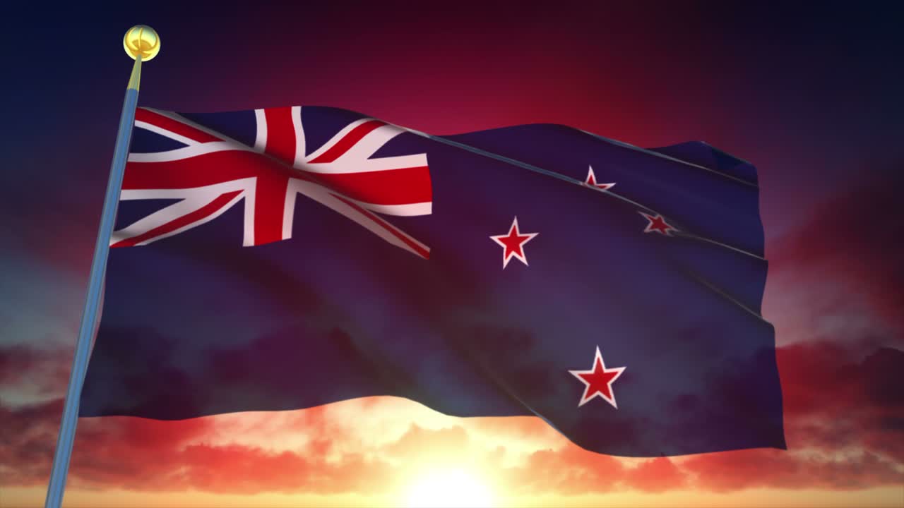 4k 매우 상세한 뉴질랜드의 발 loopable